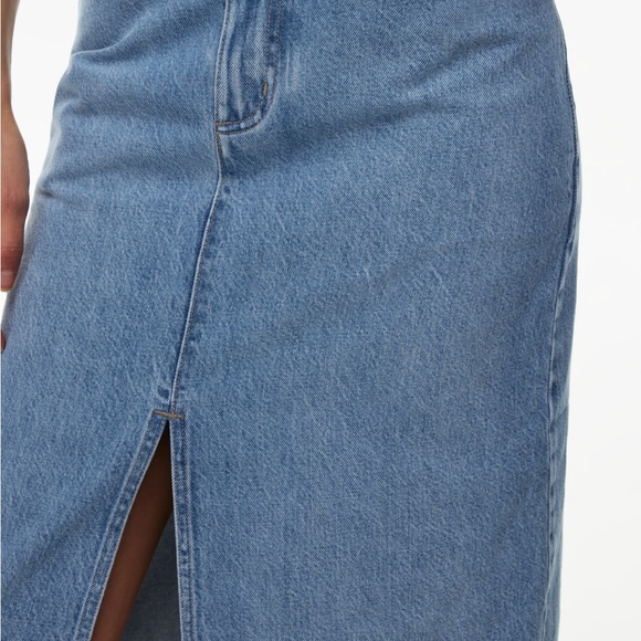 NWT - Babaton Prosper Jean Skirt - Picture 4 of 8